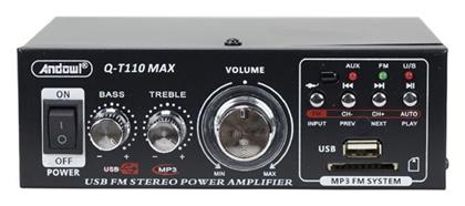 Andowl Τελικός Ενισχυτής Hi-Fi Stereo Q-T110 Max Μαύρος