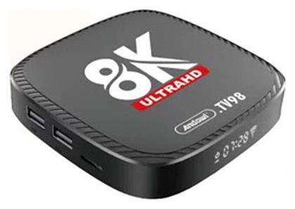 Andowl TV Box TV98 8K UHD με WiFi USB 2.0 4GB RAM και 64GB Αποθηκευτικό Χώρο με Λειτουργικό Android 12.0