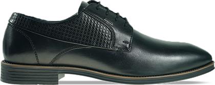 Ανδρικά Σκαρπίνια S.Oliver 13201 Black Leather Δέρμα από το Step One