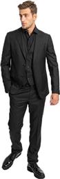 Ανδρικό Μαύρο Single-Breasted Three-Piece Suit/Black Z ZEGNA από το Hionidis