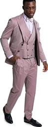 Ανδρικό Ροζ Tailored Two-Piece Suit/Pink PASINI από το Hionidis