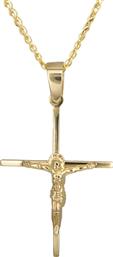 Ανδρικός σταυρός C012315 012315C Χρυσός 14 Καράτια από το Kosmima24