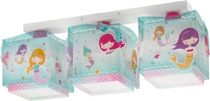 Ango Mermaids Πολύφωτο Παιδικό Φωτιστικό Κρεμαστό από Πλαστικό 23W με Υποδοχή E27 σε Τιρκουάζ Χρώμα 15.5x15.5cm από το Designdrops