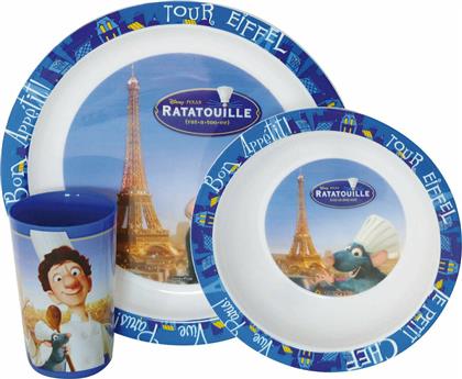 Ango Σετ Φαγητού ''Ratatouille'' από Πλαστικό Μπλε 3τμχ για 6+ μηνών από το 24home