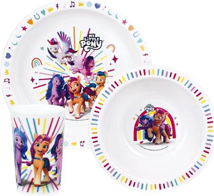 Ango Σετ Φαγητού My Little Pony από Πλαστικό Πολύχρωμο 3τμχ για 6+ μηνών από το 24home