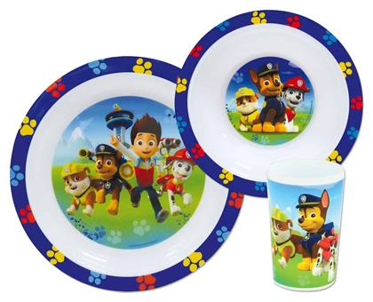 Ango Σετ Φαγητού ''Paw Patrol'' από Πλαστικό Πολύχρωμο 3τμχ για 6+ μηνών από το Vivento