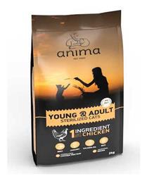 Anima Super Prenium Cat Young & Adult Sterilized Chicken 2kg