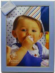 Ankor Κορνίζα Μεταλλική Baby Σιελ 10x15cm