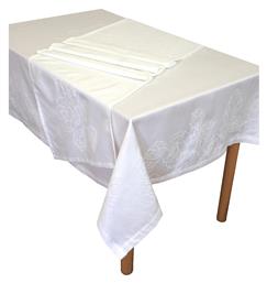 Anna Riska Τραπεζομάντηλο Σετ 9τμχ 165x260 2410 White