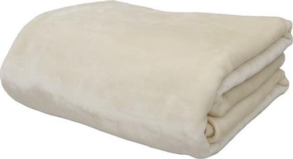 Anna Riska Velour Κουβέρτα Βελουτέ Υπέρδιπλη 220x240 Ιβουάρ