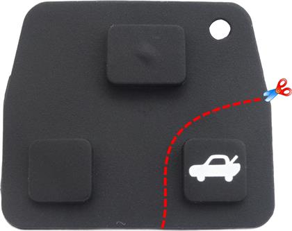 Ανταλλακτικό λαστιχάκι για τηλεχειρισμό με 2 ή 3 κουμπιά για Toyota Rav4,Yaris,MR2,Corolla,Avensis από το Saveltrade