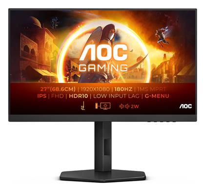 AOC 27G4X IPS Gaming Monitor 27'' FHD 1920x1080 180Hz με Χρόνο Απόκρισης 1ms GTG