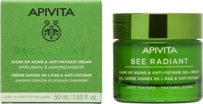 Apivita Bee Radiant White Peony & Patented Propolis Light Κρέμα Προσώπου Ημέρας για Ενυδάτωση & Αντιγήρανση με Υαλουρονικό Οξύ 50ml