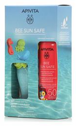 Apivita Bee Sun Safe Αδιάβροχο Παιδικό Αντηλιακό Spray SPF50 200ml & Δώρο 3 Παιχνίδια Άμμου Παραλίας