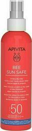 Apivita Bee Sun Safe Hydra Melting Ultra Light Αδιάβροχη Αντηλιακή Λοσιόν Προσώπου και Σώματος SPF50 σε Spray 200ml από το Pharm24