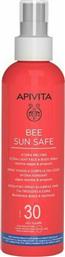 Apivita Bee Sun Safe Hydra Melting Ultra Light Αδιάβροχη Αντηλιακή Λοσιόν Προσώπου και Σώματος SPF30 σε Spray 200ml από το Pharm24