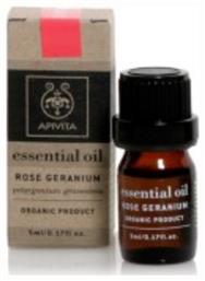 Apivita Geranium Essential Oil Βιολογικό Αιθέριο Έλαιο Γεράνι 5ml