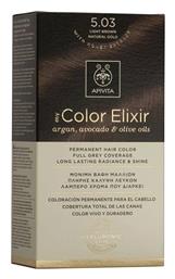 Apivita My Color Elixir 5.03 Καστανό Ανοιχτό Φυσικό Μελί 125ml