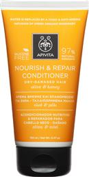 Apivita Nourish Repair Contitioner για Ξηρά Μαλλιά με Ελιά & Μέλι 150ml από το Attica The Department Store