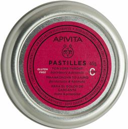 Apivita Pastilles Καραμέλες Βατόμουρο & Πρόπολη 45gr από το Pharm24
