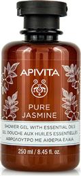 Apivita Pure Jasmine Αφρόλουτρο σε Gel με Aιθέρια Έλαια Γιασεμί 250ml