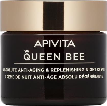 Apivita Queen Bee Absolute Anti Aging & Replenishing Κρέμα Προσώπου Νυκτός για Ενυδάτωση, Αντιγήρανση & Σύσφιξη 50ml