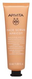 Apivita Scrub Προσώπου για Kανονικές/Ξηρές Επιδερμίδες Ήπιας Απολέπισης με Βερίκοκο 50ml