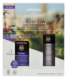 Apivita Tonic Hair Care Σετ Περιποίησης Μαλλιών κατά της Τριχόπτωσης 2τμχ