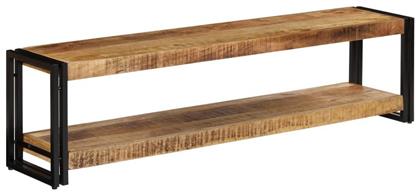 από Μέταλλο & Μασίφ Ξύλο Μάνγκο 150x30x40εκ. 247809