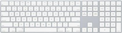 Apple Magic Keyboard with Numeric Keypad Ασύρματο Bluetooth Πληκτρολόγιο International English Ασημί