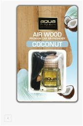 Aqua Κρεμαστό Αρωματικό Υγρό Αυτοκινήτου Air Wood Coconut 6.5ml από το Saveltrade