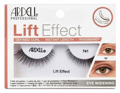 Ardell Lift Effect Ψεύτικες Βλεφαρίδες 741 σε Μαύρο χρώμα