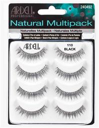 Ardell Natural Ψεύτικες Βλεφαρίδες 110 Black Multipack από το Zizel