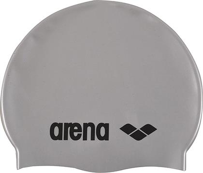 Arena Classic Σκουφάκι Κολύμβησης Ενηλίκων από Σιλικόνη Ασημί από το Outletcenter