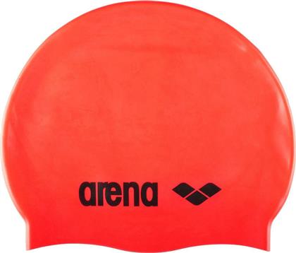 Arena Classic Σκουφάκι Κολύμβησης Ενηλίκων από Σιλικόνη Πορτοκαλί από το Plus4u