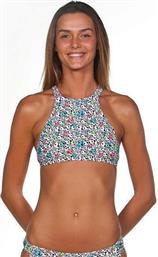 Arena Think High Neck Bikini Top Λευκό