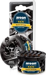 Areon Αρωματική Κονσέρβα Κονσόλας/Ταμπλό Αυτοκινήτου Ken Blister Black Crystal 35gr