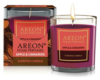Areon Αρωματικό Κερί Perfume Apple Cinnamon Candle σε Βάζο με Άρωμα Apple Cinnamon 120gr