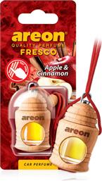 Areon Κρεμαστό Αρωματικό Υγρό Αυτοκινήτου Fresco Apple & Cinnamon 4ml