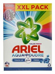 Ariel Aqua Poudre Color Fresh Απορρυπαντικό σε Σκόνη Touch of Lenor για Χρωματιστά Ρούχα 56 Μεζούρες Κωδικός: 29519374