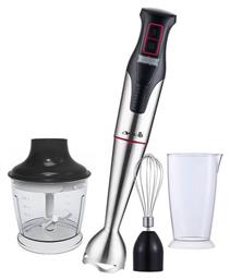Arielli Ραβδομπλέντερ με Ανοξείδωτη Ράβδο 1200W Ασημί