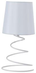 ARlight TLC 6002 WH Πορτατίφ για Ντουί E14 με Λευκό Καπέλο και Βάση