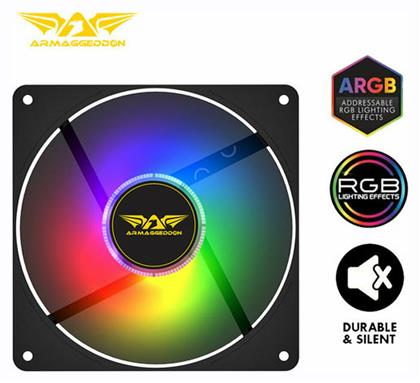 Armaggeddon iCORE-14 ARGB Case Fan 140mm με Σύνδεση 6-Pin από το Public