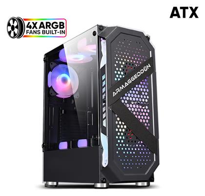 Armaggeddon Tritron Pro 200 Gaming Midi Tower με Πλαϊνό Παράθυρο