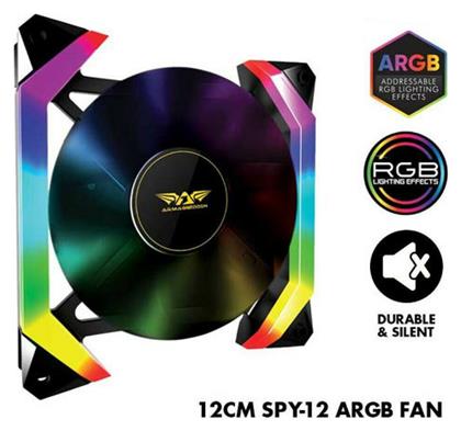 Armaggeddon TX SPY-2 ARGB Case Fan 120mm με Σύνδεση 6-Pin από το Public