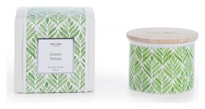 Αρωματικο Κερι Πράσινο Petals 200gr Πράσινο Nef-nef Homeware