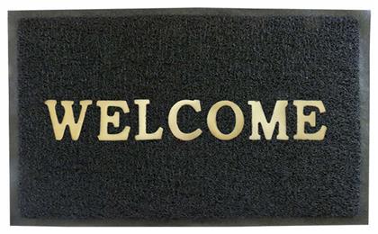 Art et Lumiere Αντιολισθητικό Πατάκι Εισόδου Welcome Μαύρο 90x120εκ.