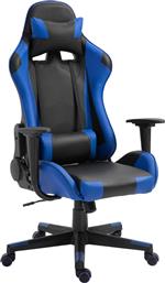 ArteLibre Navan Καρέκλα Gaming Δερματίνης με Ρυθμιζόμενα Μπράτσα Μπλε/Μαύρο από το Esmarket