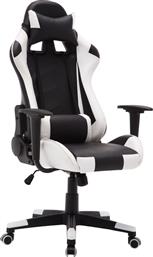 ArteLibre Navan Καρέκλα Gaming Δερματίνης με Ρυθμιζόμενα Μπράτσα Λευκό/Μαύρο από το Esmarket