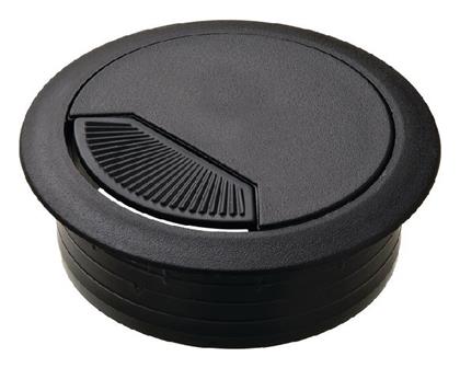 ArteLibre Τάπα Καλωδίων Φ60mm Μαύρο